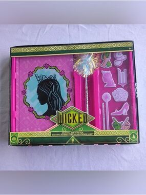 Wicked Pink Cute Glinda Notebook Stationary Set